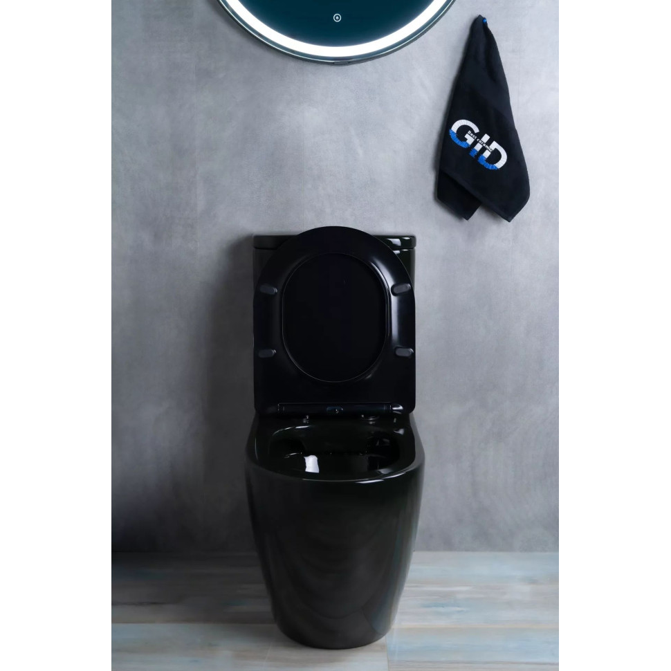 Напольный унитаз с бачком безободковый Gid Tr2177BL