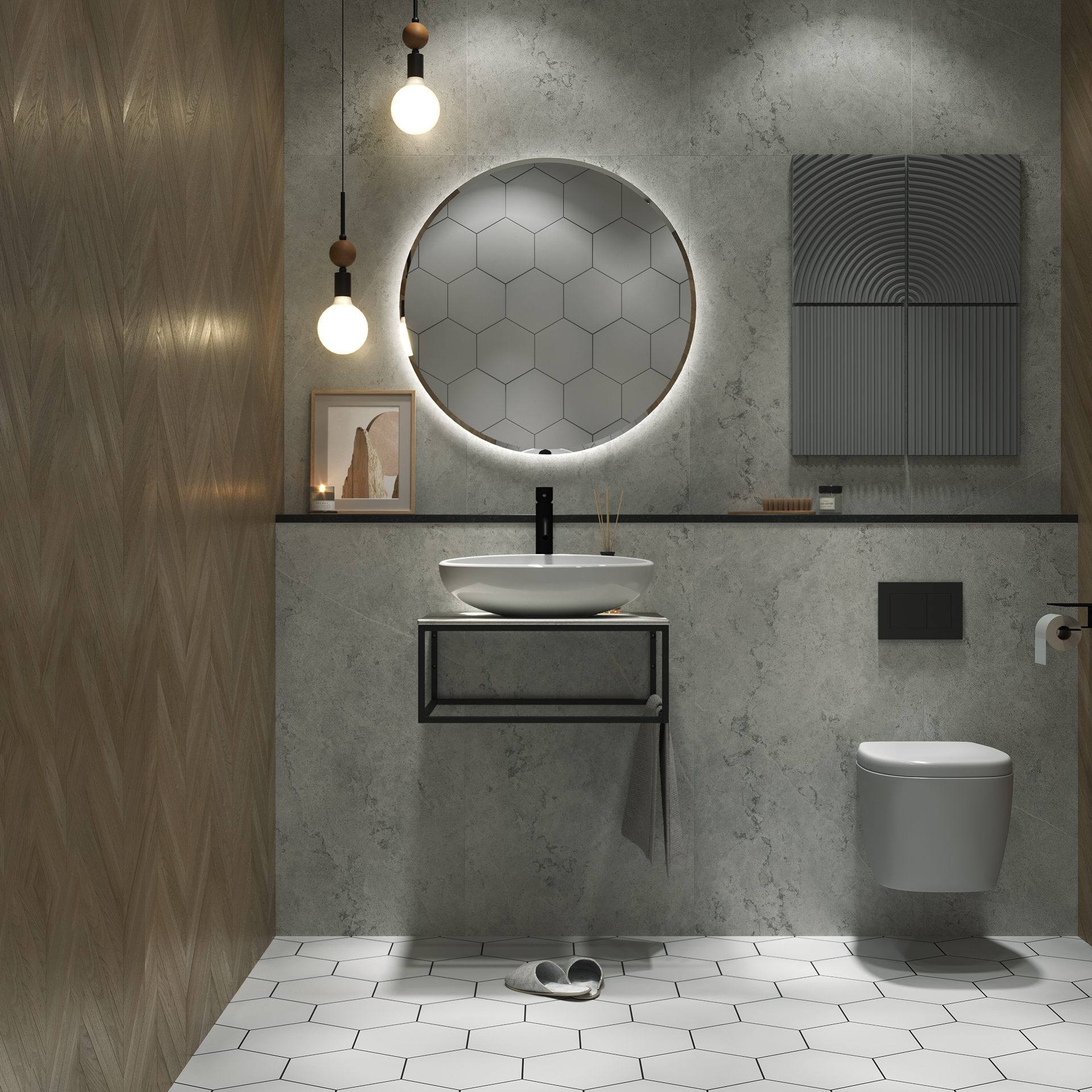 Столешница из керамогранита 1Marka Loft  60 Ц0000008734