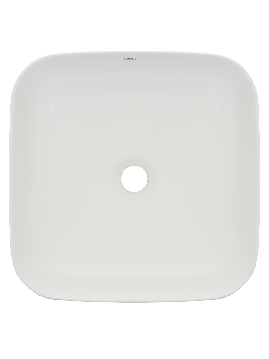 Раковина накладная (39x39) AQUAme AQM5011MW
