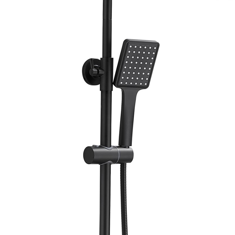 Душевая система с изливом  BELZ B24613-7, черный