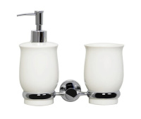 Стакан для зубных щеток и дозатор Wasserkraft K-24289 SET1513