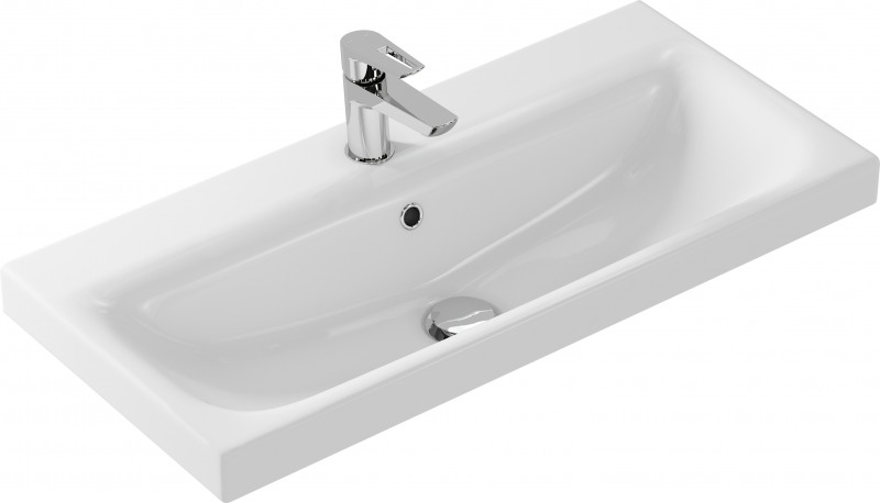 Раковина Misty Cersanit MODUO 80 SLIM S-UM-MOD80SL/1