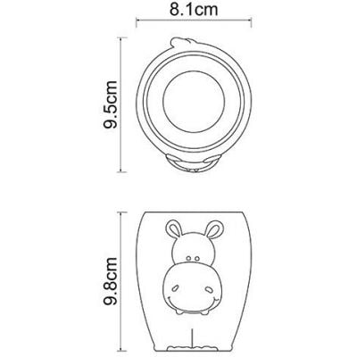 Стакан для зубных щеток WasserKRAFT Lippe K-8128