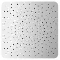 F05S0001 Верхний душ, d 200*200 мм, хром, шт.