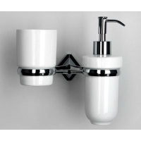 Держатель стакана и дозатора WasserKRAFT Aller K-1189C