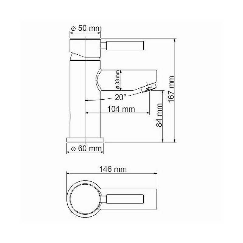 Смеситель для раковины WasserKRAFT Main Thermo 4103T