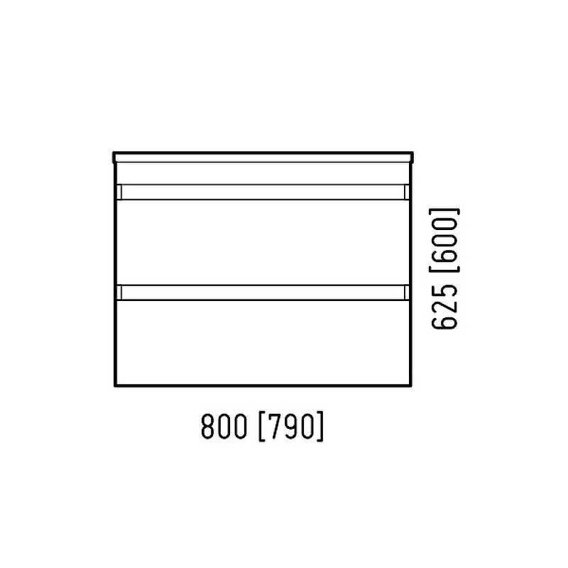 Тумба подвесная Corozo Алабама 80 SD-00000569