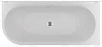 Акриловая ванна Riho Desire Corner Links Velvet Sparkle System (184x84) (белый/черный матовый) LED (L) B088004220