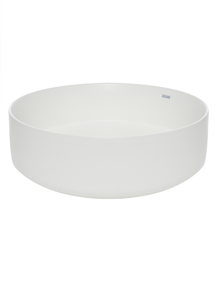 Раковина накладная (35,5x35,5) AQUAme AQM5012MW