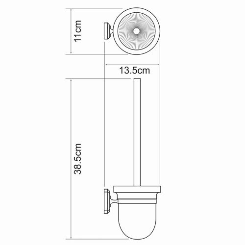 Ершик для унитаза WasserKRAFT Oder K-3027