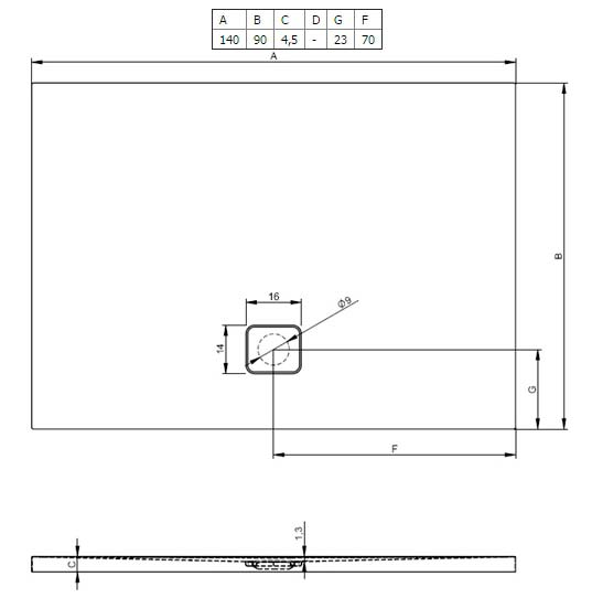 Душевой поддон Riho Basel D005027005