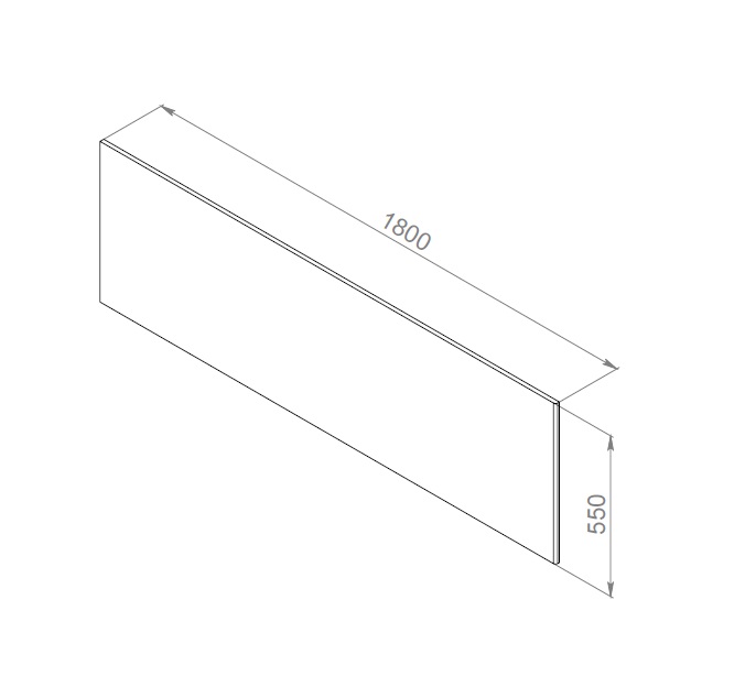 Панель фронтальная 180х80 Am.Pm Inspire 2.0 W52A-180-080W-P