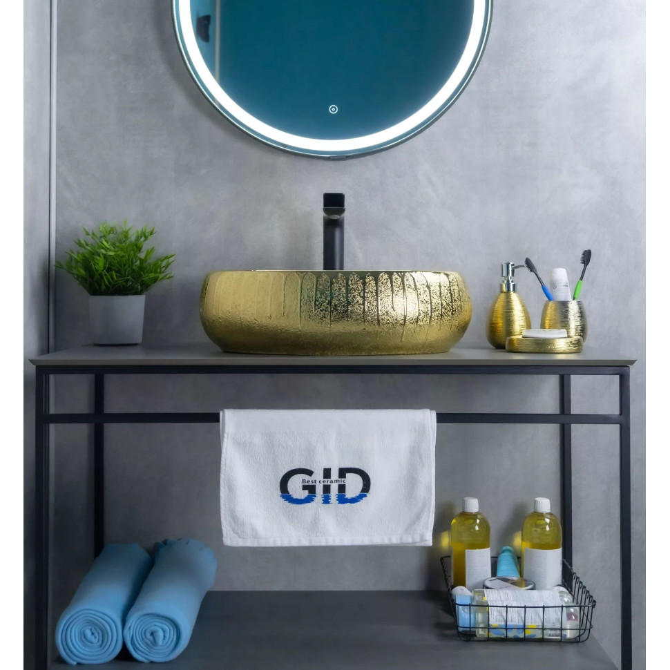 Раковина накладная (48х34) Gid 9030g
