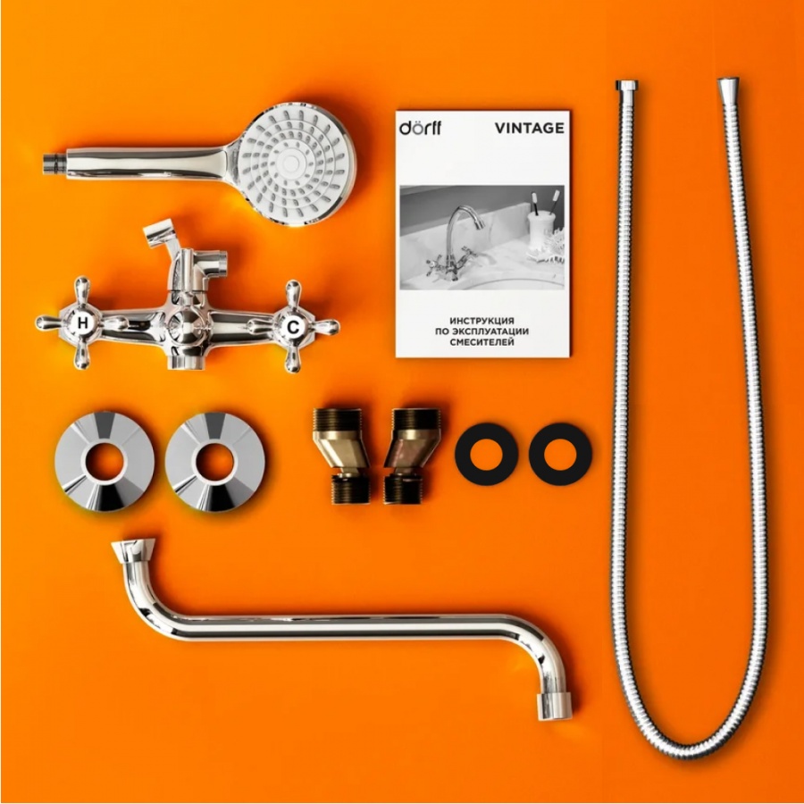 Смеситель для ванны Dorff Vintage D6095000