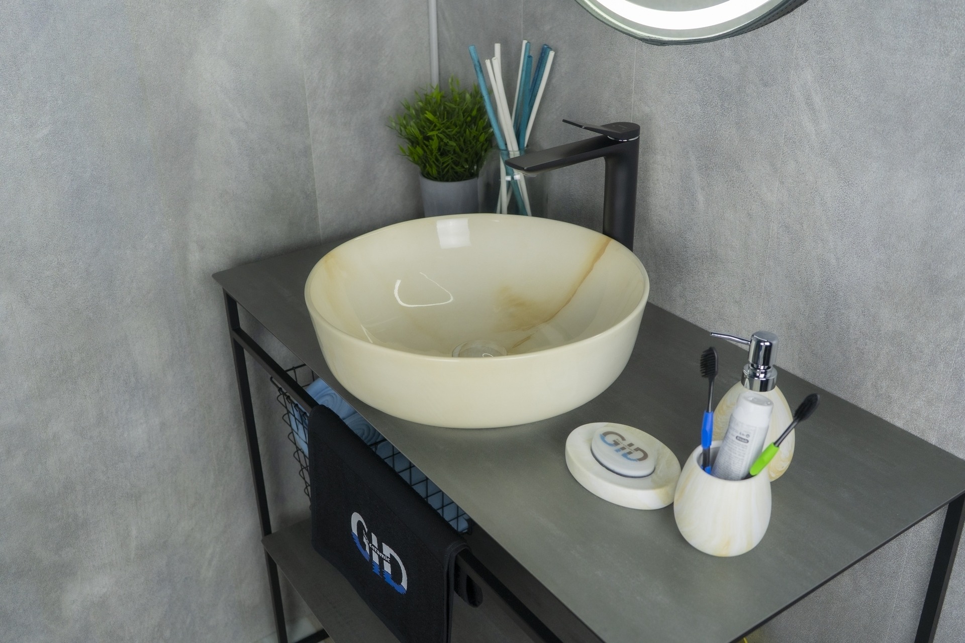 Раковина накладная (41,5х41,5) Gid Mnc526