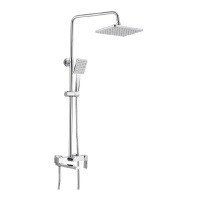 Душевая система с изливом  BELZ B24613, хром