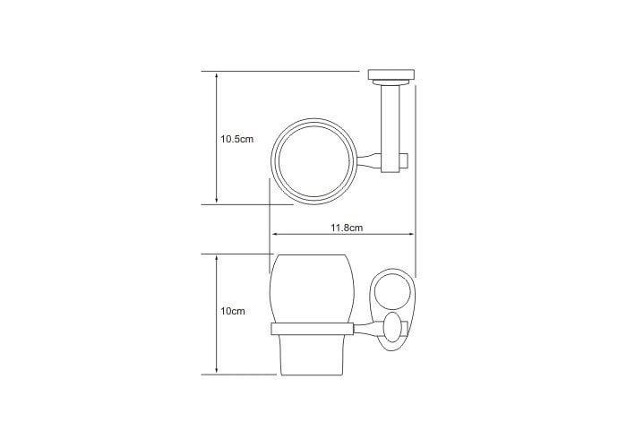 Подстаканник одинарный WasserKraft Main 9228