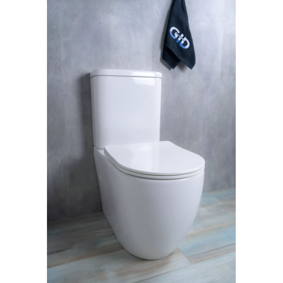 Напольный унитаз с бачком безободковый Gid Tr2177