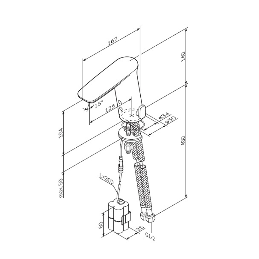 Смеситель для раковины Am.Pm Inspire 2.0 F50A02300