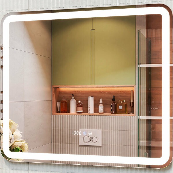 Зеркало с подсветкой (80x70) Vigo Grani(Bora) Luxe z.GRI.80.Luxe