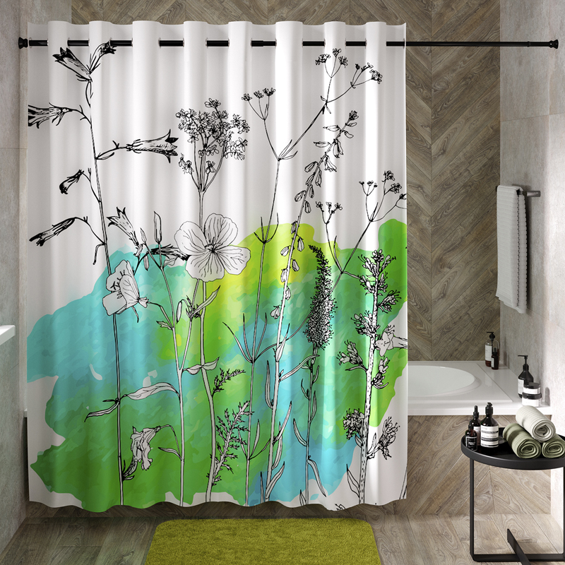 Штора для ванной WasserKRAFT Dill SC-39103