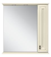 Зеркало-шкаф (75х80) Misty Лувр 75 правый П-Лвр03075-1014П