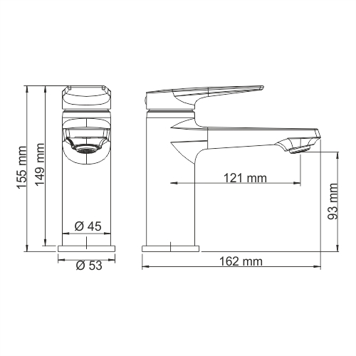 Смеситель для раковины WasserKRAFT Aisch 5503
