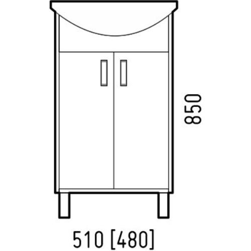 Тумба напольная Corozo Колор 50 SD-00001288