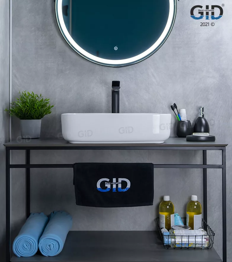 Раковина накладная (50х39) Gid D1304