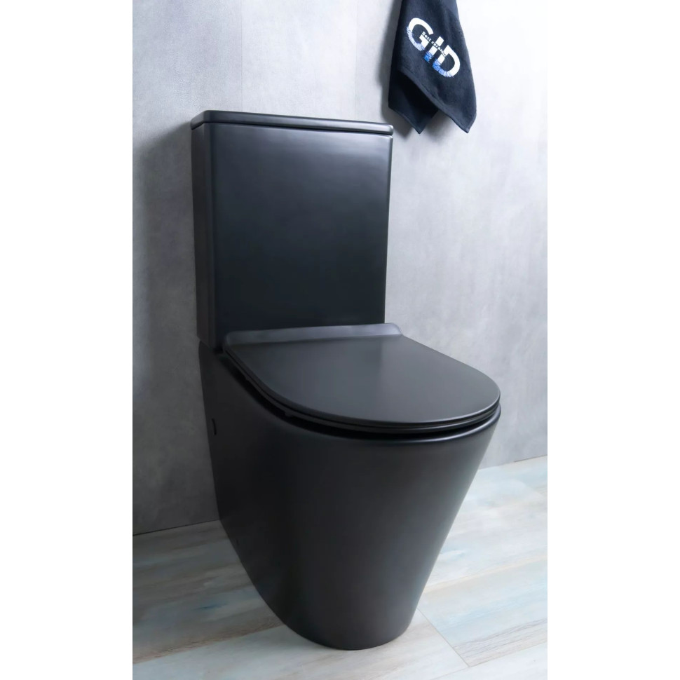 Напольный унитаз с бачком безободковый Gid Tr2179BM