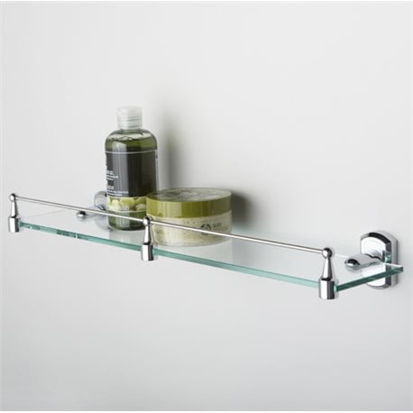 Полка стеклянная с бортиком WasserKRAFT Oder K-3044