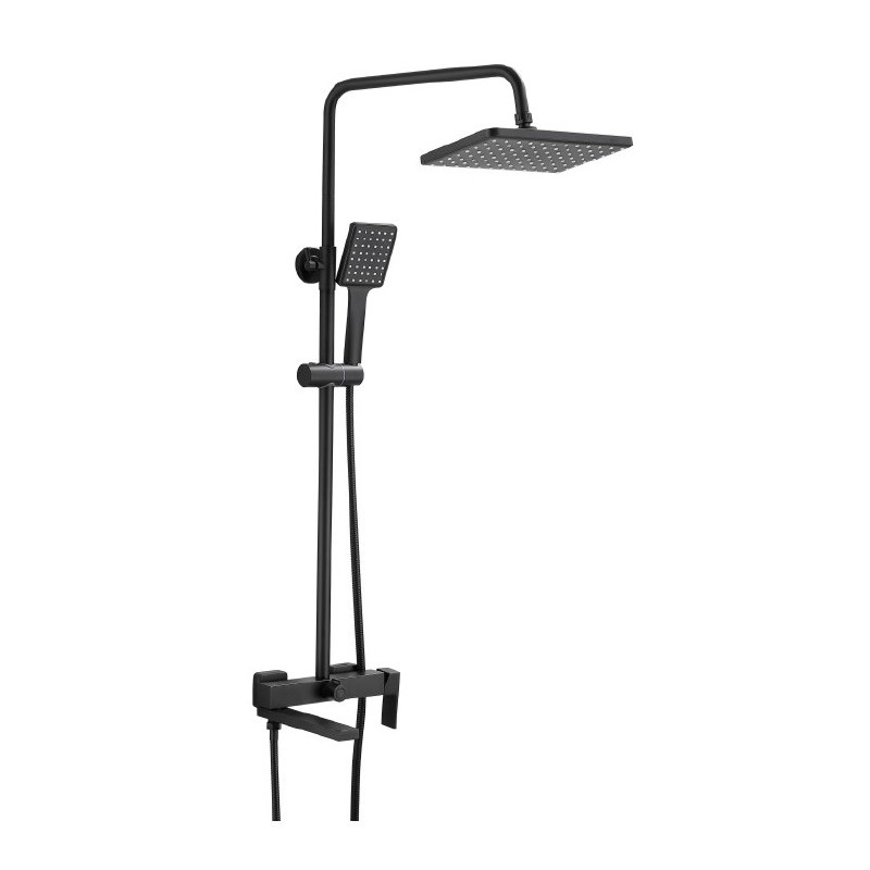 Душевая система с изливом  BELZ B24613-7, черный