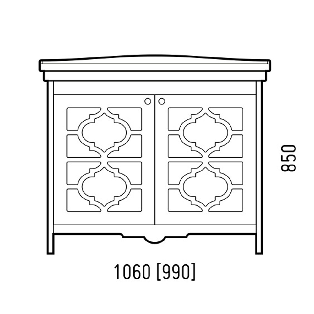 Тумба напольная Corozo Манойр 105 SD-00000357