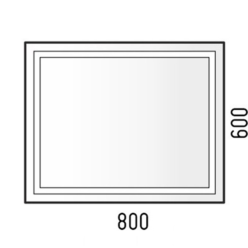 Зеркало (80х60) Corozo Барго SD-00001117