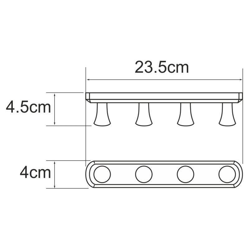 Вешалка для полотенец WasserKRAFT K-1074W