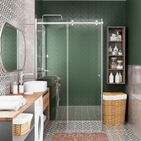 Душевой уголок (120х80) WasserKRAFT Vils 56R06