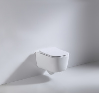 Подвесной безободковый унитаз с сиденьем микролифт beWash Schutz BKWHR002510