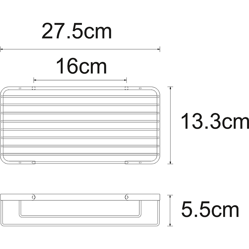 Полка корзина WasserKRAFT K-722B