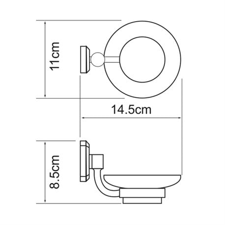 Мыльница  WasserKRAFT Oder K-3029