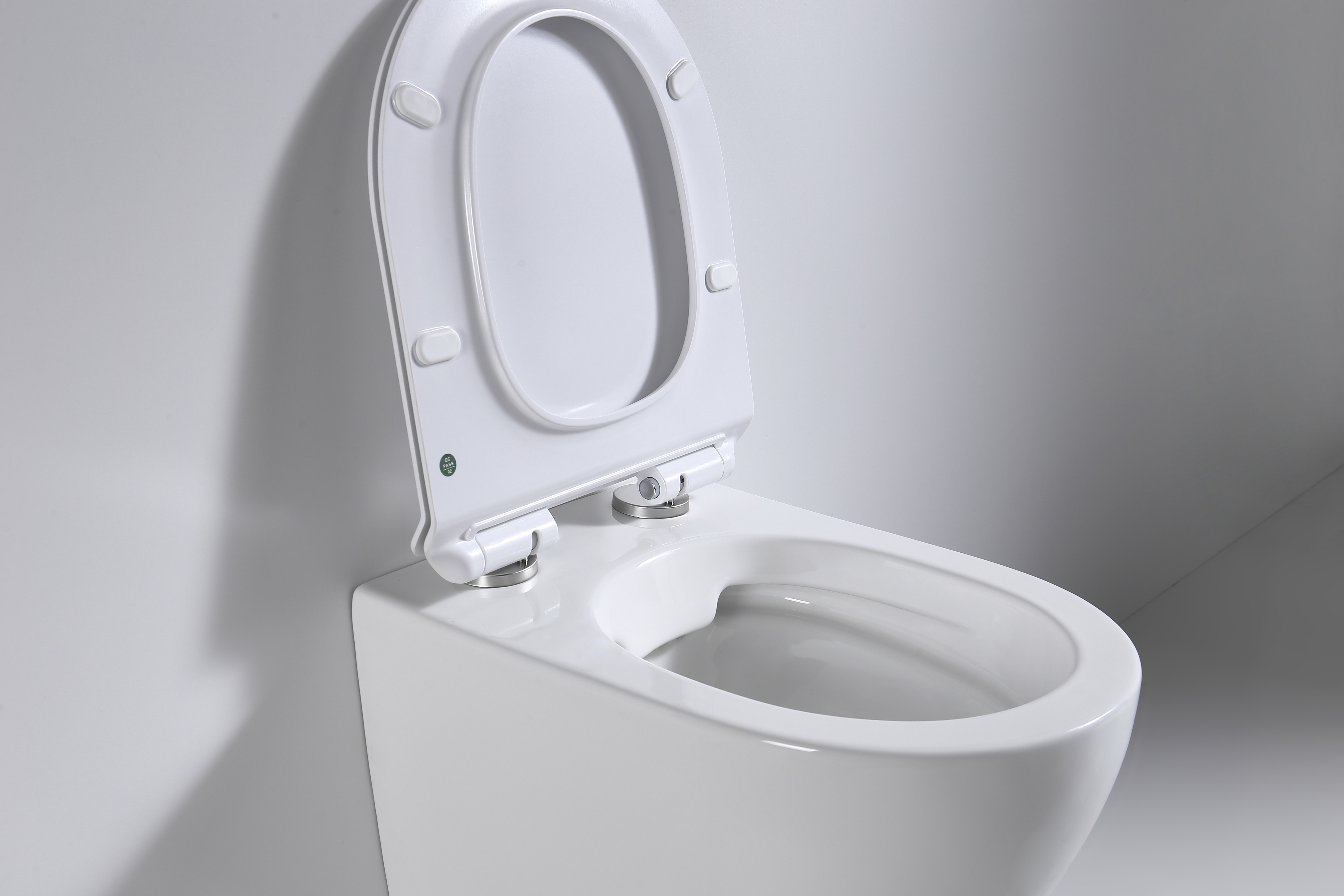 Подвесной безободковый унитаз с сиденьем микролифт beWash Minimal BKWHR003480