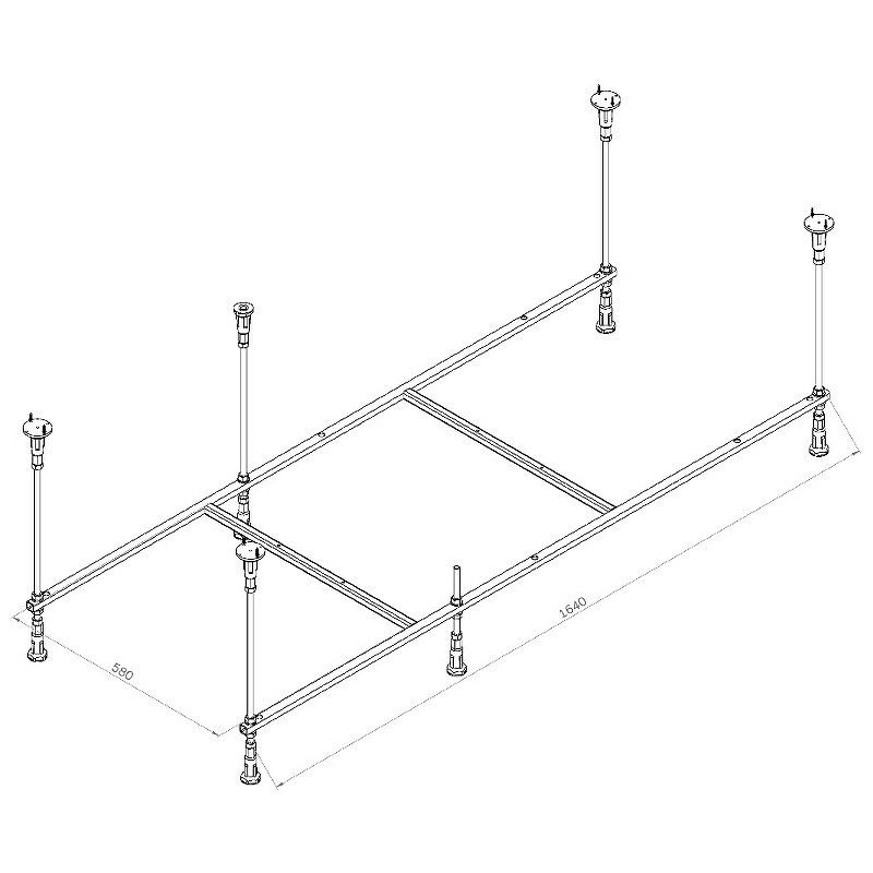 Каркас для ванны AM.PM Func 170x70 W84A-170-070W-R