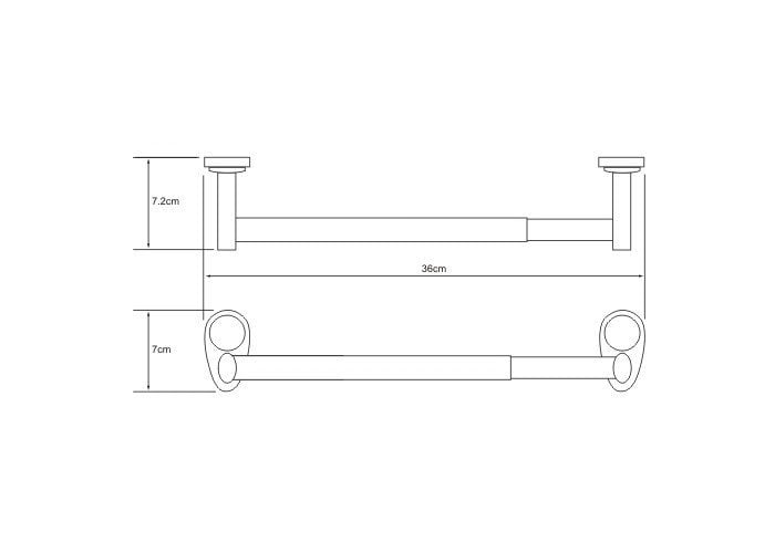 Держатель бумажных полотенец 32cm WasserKraft Main 9222D