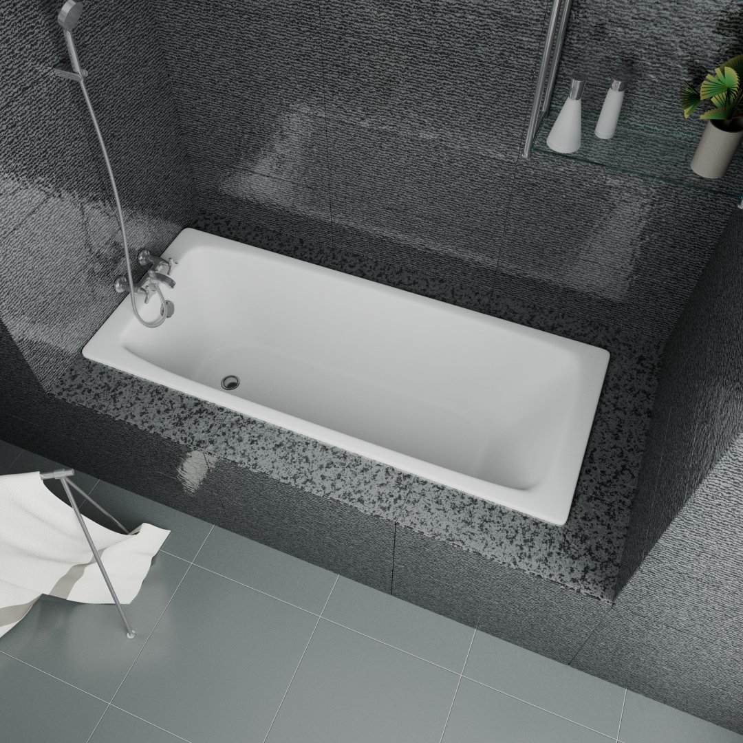 Ванна чугунная (170х75) Delice Biove DLR220509