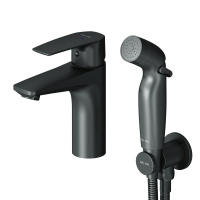 Смеситель для раковины с гигиеническим душем Am.Pm Gem F90A03022