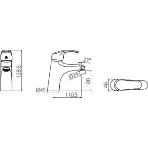 Смеситель Damixa RedBlu 410210016