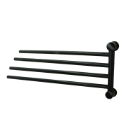 Держатель полотенец четверной WasserKRAFT K-1034BLACK