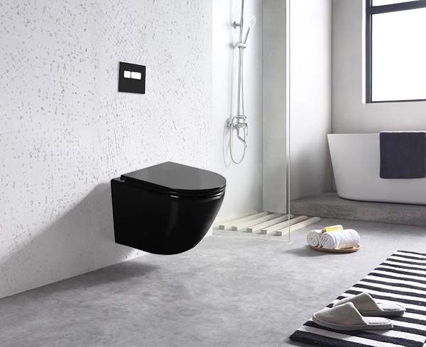 Подвесной унитаз безободковый Gid Tr2122BL