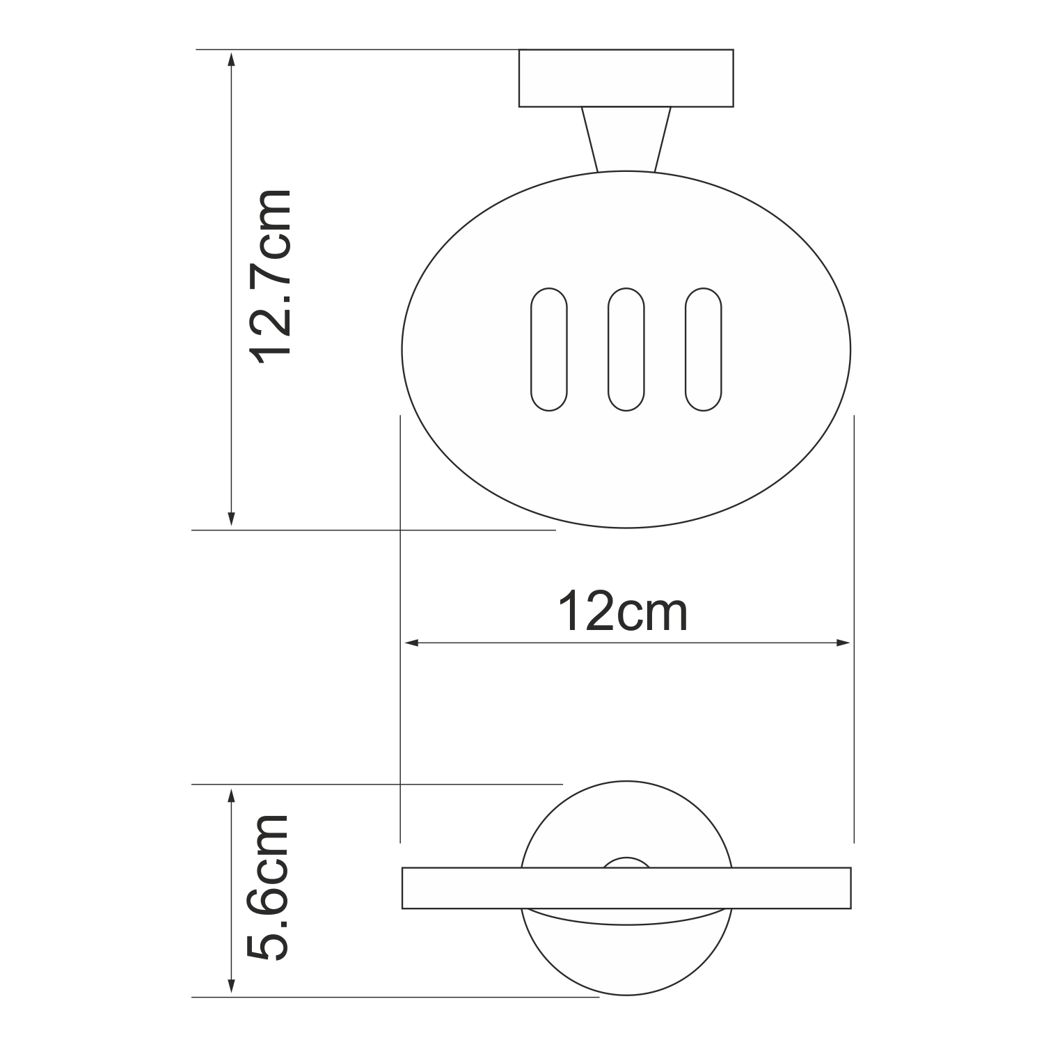 Мыльница решетка WasserKRAFT Isen K-4069